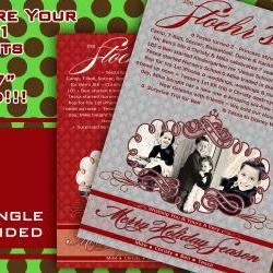 Digital Download Photo Christmas Card - Our 2011 Events Top 10